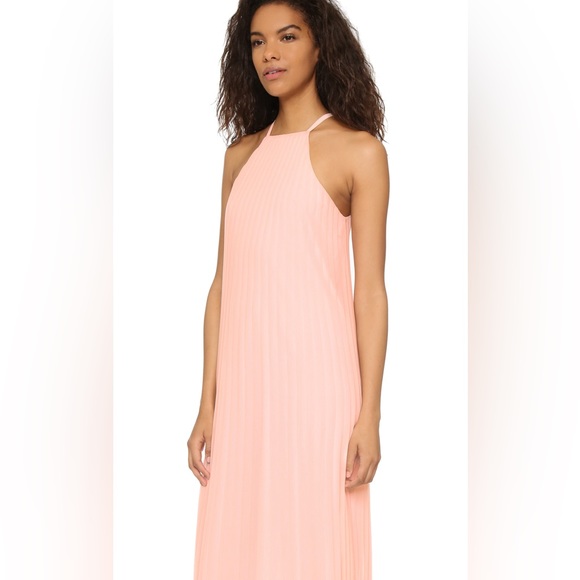 Likely Light Pink Accordion Pleat Midi Dress - Picture 2 of 11